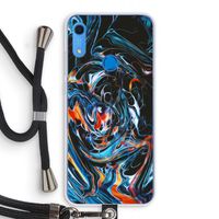 Black Unicorn: Huawei Y6s Transparant Hoesje met koord