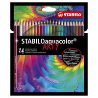 Stabilo aquacolor kleurpotloden arty etui 24 stuks