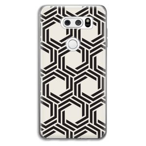 Geometrisch patroon: LG V30 Transparant Hoesje
