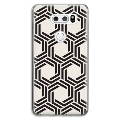 Geometrisch patroon: LG V30 Transparant Hoesje
