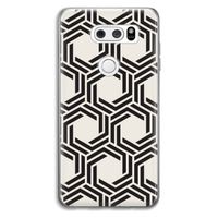 Geometrisch patroon: LG V30 Transparant Hoesje