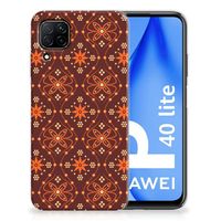 Huawei P40 Lite TPU bumper Batik Brown