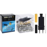 Batterij adapter -?voor 3 apparaten met 4x AA batterijen?- batterij eliminator