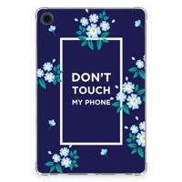 Samsung Galaxy Tab A9 Plus Print Case Flowers Blue DTMP