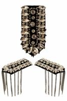 Epauletten klein strass