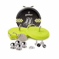 Quickshoelaces  Neon collectie 120 cm lang neon geel - thumbnail