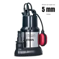 CT 3674 Schoonwaterpomp, 600 W, 10,800 l/h, 8 m