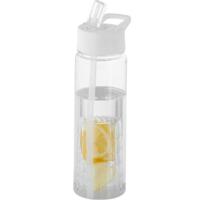 Drinkfles met Fruit Infuser - 740 ml - BPA-vrij - Wit
