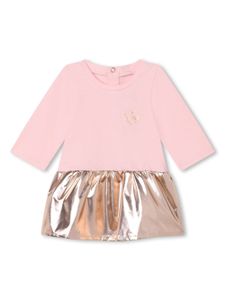 BOSS Kidswear robe à logo imprimé - Rose