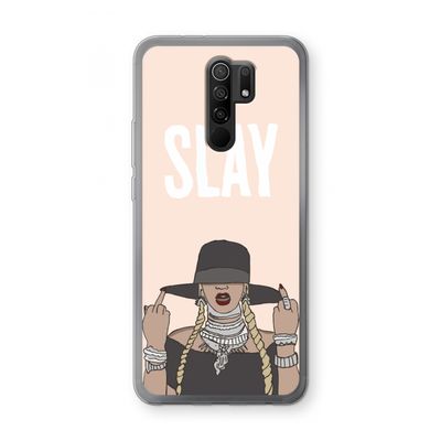 Slay All Day: Xiaomi Redmi 9 Transparant Hoesje