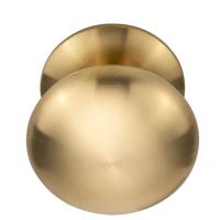 Formani voordeurknop Basics LB65V vast op rozet - PVD mat goud