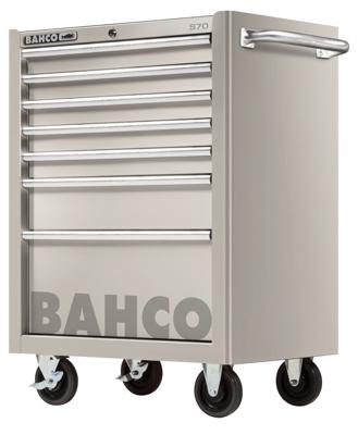 Bahco Gereedschapswagen 26" | roestvaststaal | 7 lades | 958 mm x 501 mm x 677 mm - 1470K7SS