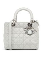 Christian Dior Pre-Owned sac à main Lady Dior médium pre-owned (2011) - Blanc