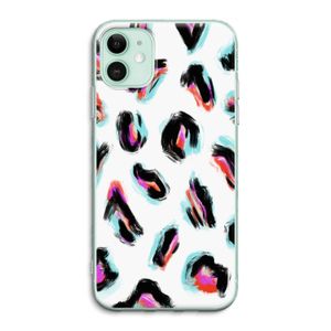Cheetah color: iPhone 11 Transparant Hoesje