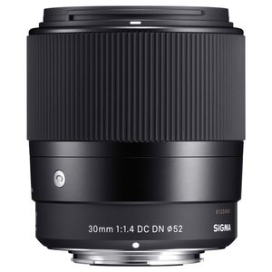 Sigma 30 mm F1.4 DC DN SLR Telezoomlens Zwart