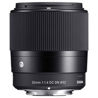 Sigma 30 mm F1.4 DC DN SLR Telezoomlens Zwart - thumbnail