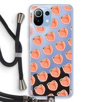 Just peachy: Xiaomi Mi 11 Lite Transparant Hoesje met koord