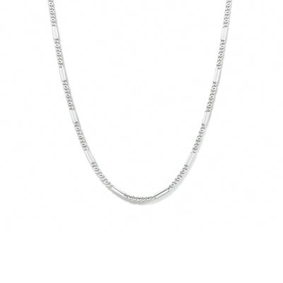 Ketting Valkenoog zilver 2,4 mm 40-44 cm