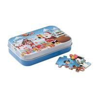 Kerstpuzzel in Blik
