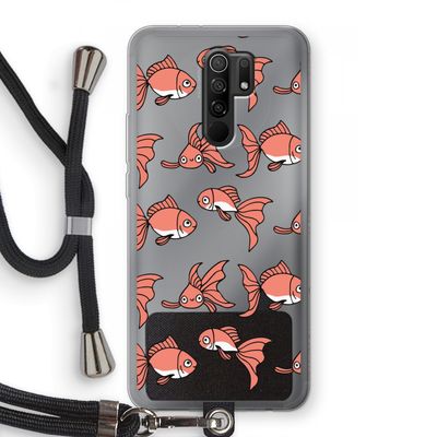 Blub: Xiaomi Redmi 9 Transparant Hoesje met koord