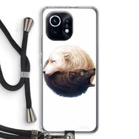 Yin Yang Wolves: Xiaomi Mi 11 Transparant Hoesje met koord