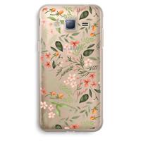 Sweet little flowers: Samsung Galaxy J3 (2016) Transparant Hoesje