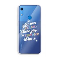 Right Place: Huawei Y6s Transparant Hoesje