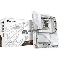 Gigabyte X870E AORUS PRO ICE AM5 ATX MB Moederbord Socket AMD AM5 Vormfactor ATX Moederbord chipset AMD® X870 - thumbnail