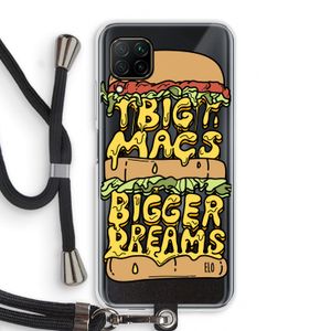 Big Macs Bigger Dreams: Huawei P40 Lite Transparant Hoesje met koord