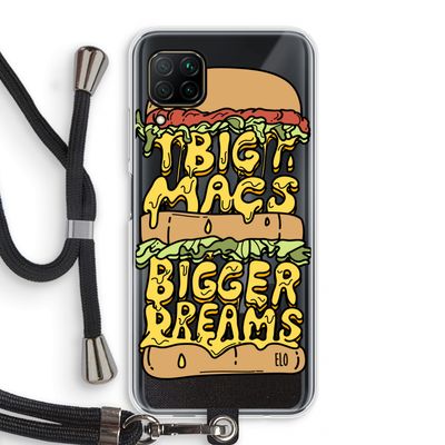 Big Macs Bigger Dreams: Huawei P40 Lite Transparant Hoesje met koord