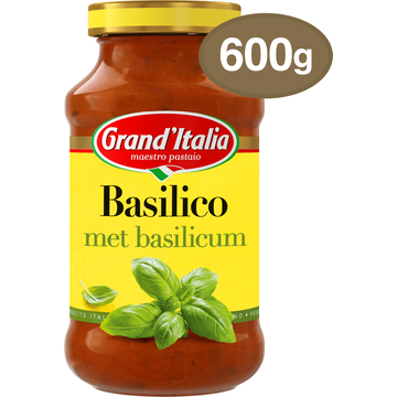 Grand&apos;Italia Pastasaus Basilico 600 g bij Jumbo