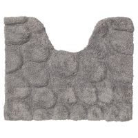 Toiletmat Sealskin Pebbles Katoen 60x50 cm Grijs - thumbnail