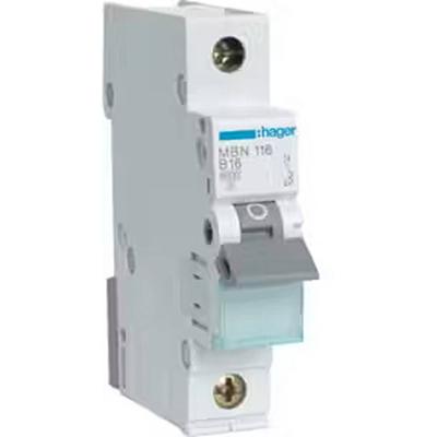 Hager MBN116 MBN116 Zekeringautomaat 1-polig 16 A