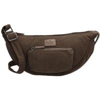 Charm London Corduroy Moonbag Schoudertas Valley Donker Bruin Charm London Corduroy Moonbag Schoudertas Valley Donker Bruin