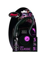 Flexi Flexi New Classic Koord S Zwart 5m