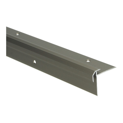 Küberit - Inschuif trapneusprofiel 835 tot 5,5mm PVC RVS - 250 cm