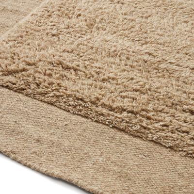 Kave Home Vloerkleed 'Marely' Wol, 160 x 230cm, kleur Bruin
