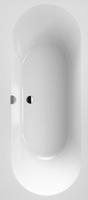 Villeroy & Boch Oberon 2.0 inbouwbad 180x80cm stone white - thumbnail