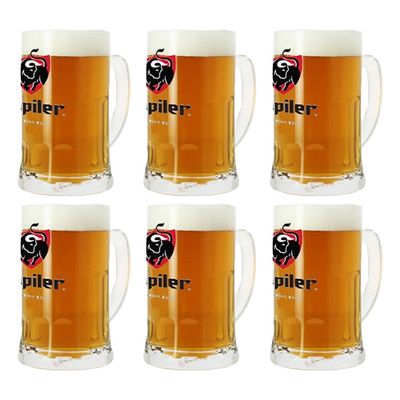 Jupiler - Bierpul 500ml - 6 stuks