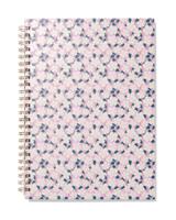 HEMA Plakboek 24.7x32.6cm blanco bloemen (multi)
