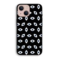 Eyes pattern: iPhone 13 mini Biologisch afbreekbaar hoesje