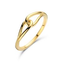 Ring Schakelmotief geelgoud 5 mm