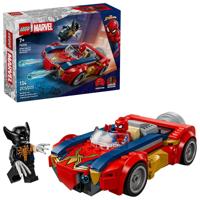 LEGO MARVEL 76336 Spider-Man-auto vs. Venomized Wolverine