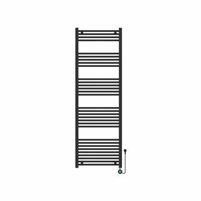 Viidako - Elektrische Handdoekradiator - Met thermostaat - 1800×600 mm - Mat zwart - 900 Watt