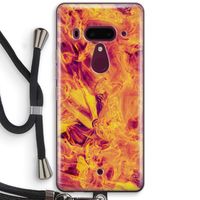 Eternal Fire: HTC U12+ Transparant Hoesje met koord
