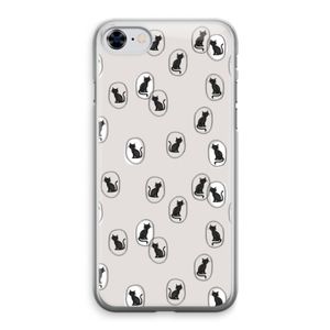 Miauw: iPhone 8 Transparant Hoesje