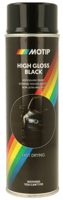 Spuitbus Motip 500ml Zwart Glans