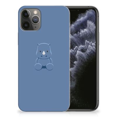 Apple iPhone 11 Pro Telefoonhoesje met Naam Baby Rhino Apple iPhone 11 Pro Telefoonhoesje met Naam Baby Rhino
