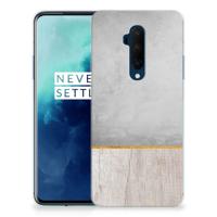 OnePlus 7T Pro | Bumper Hoesje | Wood Concrete