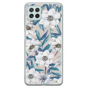 Samsung Galaxy A22 4G siliconen hoesje - Touch of flowers